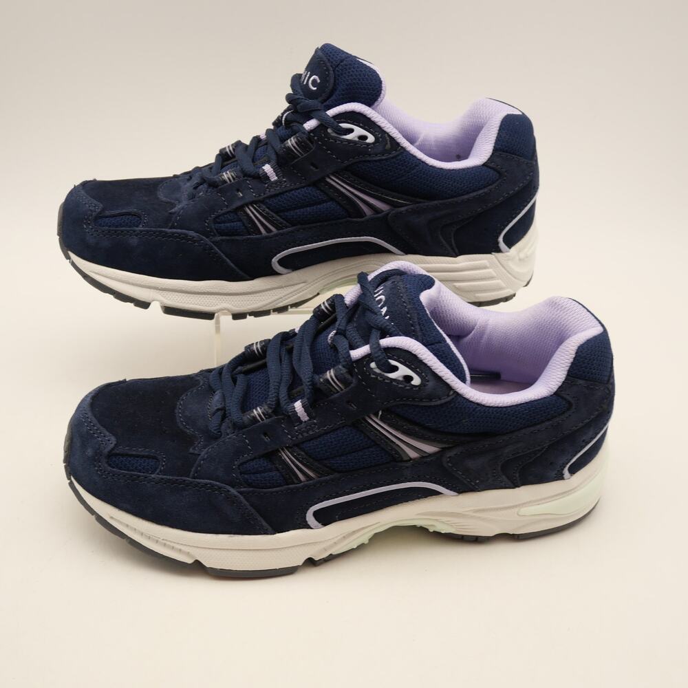 VIONIC 23 Walk Women's 7 Sneakers Blue Suede Comfort Casual Athletic Shoes NEW